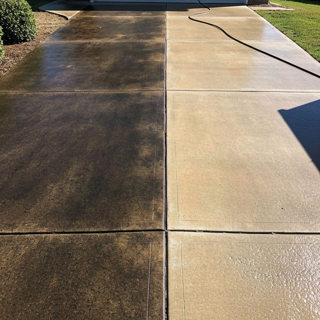 Driveway Pressure Washing