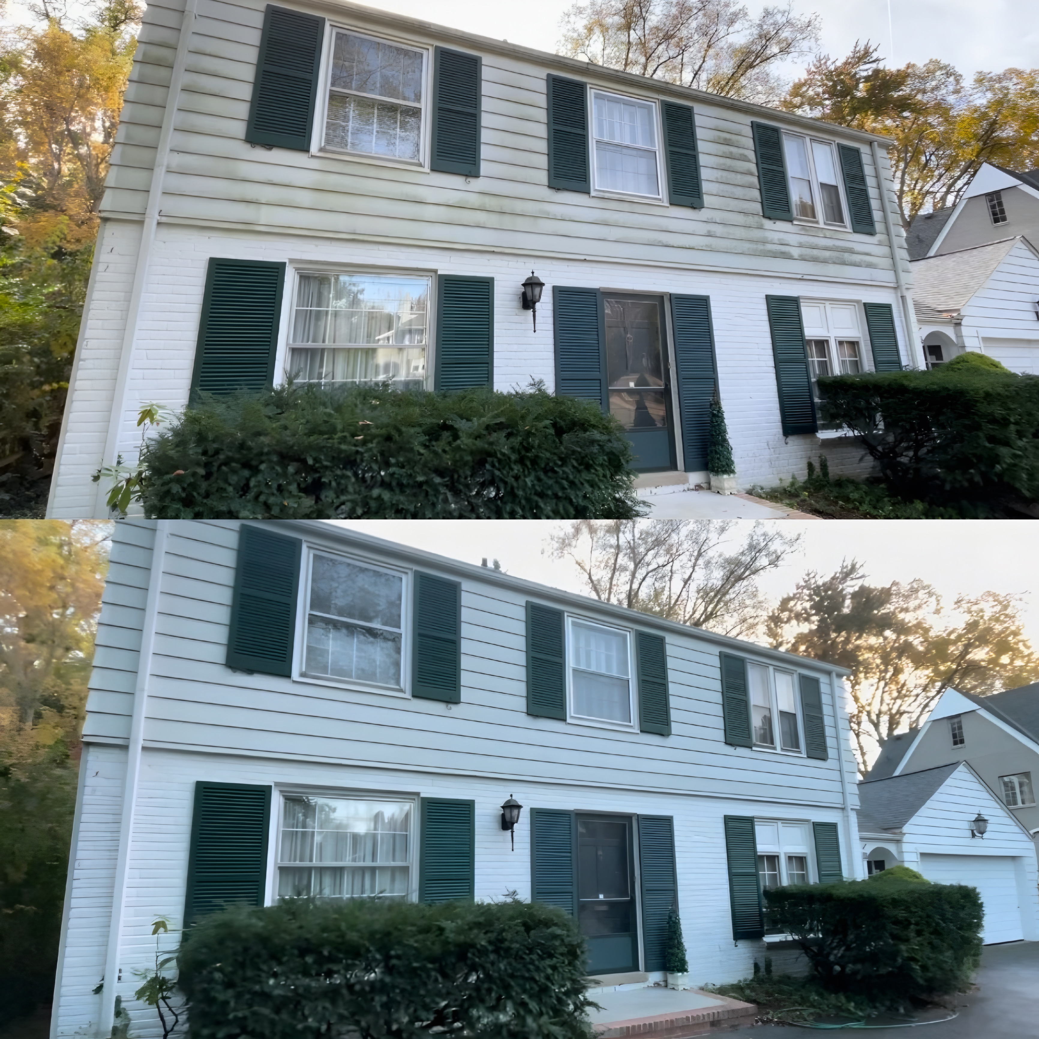 House Washing Before & After
