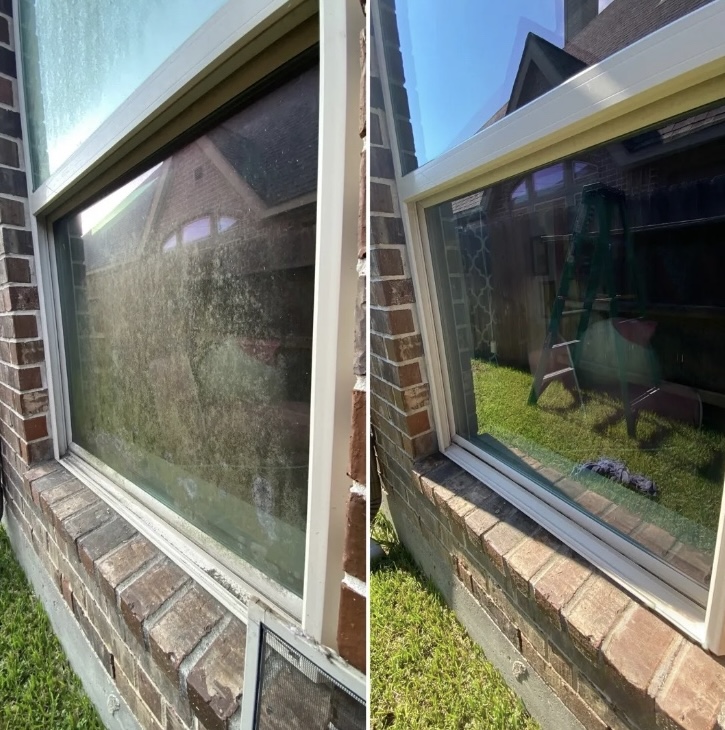 Window Cleaning Before & After
